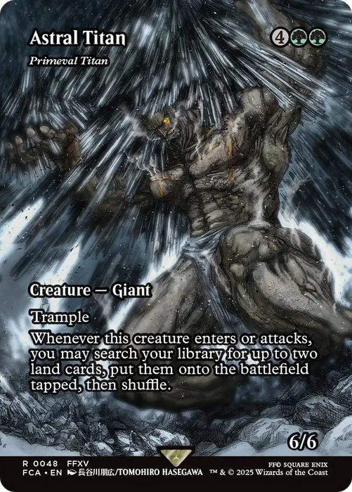 Primeval Titan (FCA-048) - FINAL FANTASY: Through the Ages / Astral Titan (Borderless) - for just $1.85! 