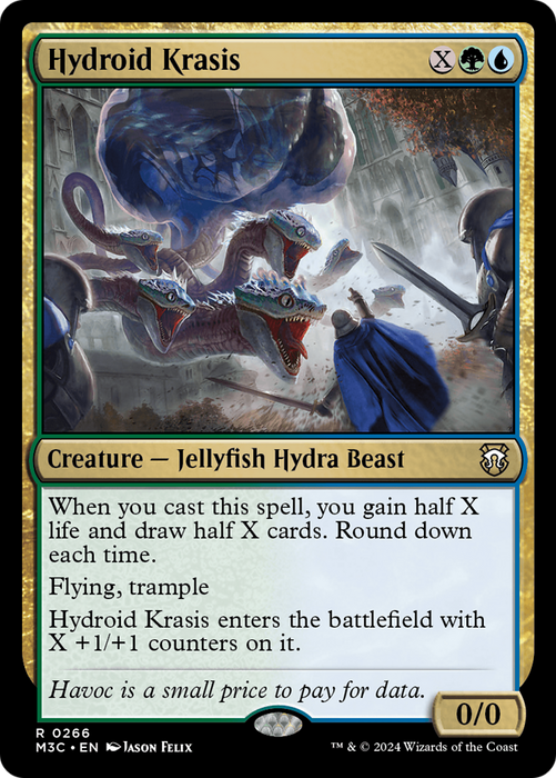 Hydroid Krasis (Ripple Foil) [Modern Horizons 3 Commander] - for just $0.95! 