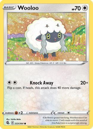Wooloo (222/264) (Cosmos Holo) [Sword & Shield: Fusion Strike] - for just $0.20! 