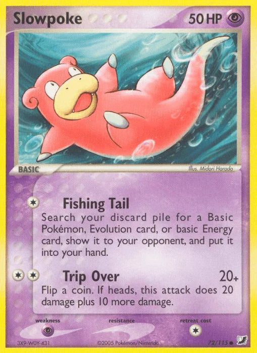 Slowpoke (72/115) [EX: Unseen Forces] - for just $0.90! 