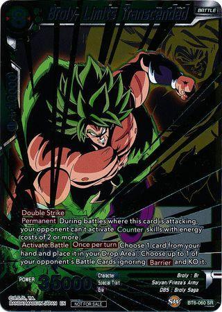 Broly, Limits Transcended (Event Pack 3 - 2019) (BT6-060_PR) [Promotion Cards] - for just $1.60! 