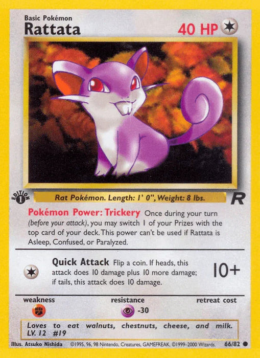 Rattata (66/82) [Team Rocket 1st Edition] - for just $0.35! 