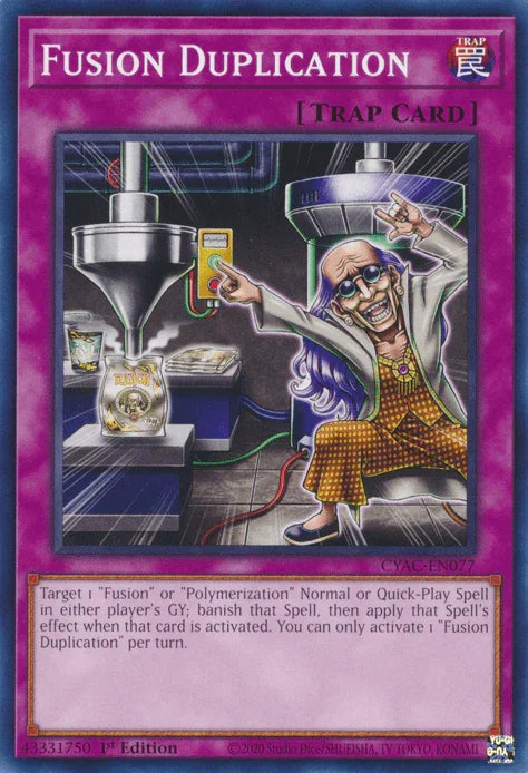 Fusion Duplication [CYAC-EN077] Common - for just $0.10! 