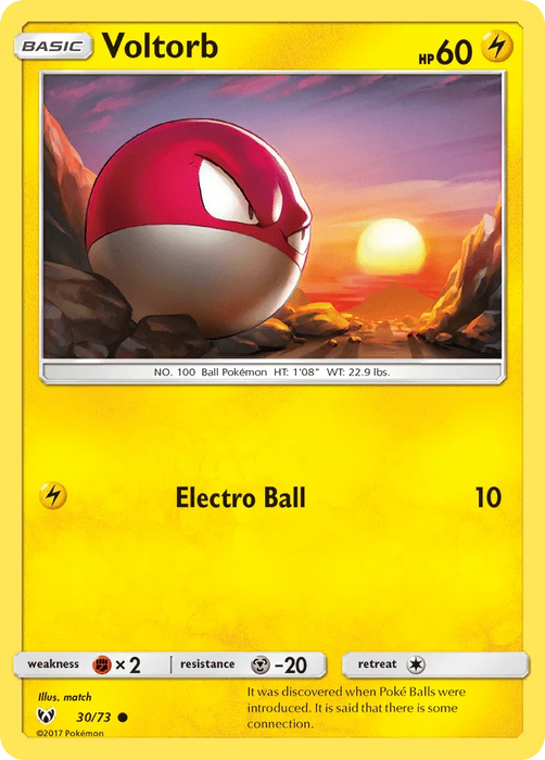 Voltorb (30/73) [Sun & Moon: Shining Legends] - for just $0.10! 