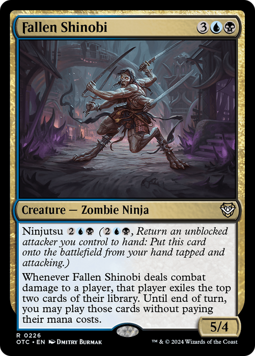 Fallen Shinobi (OTC-226) - Outlaws of Thunder Junction Commander - for just $2.83! 