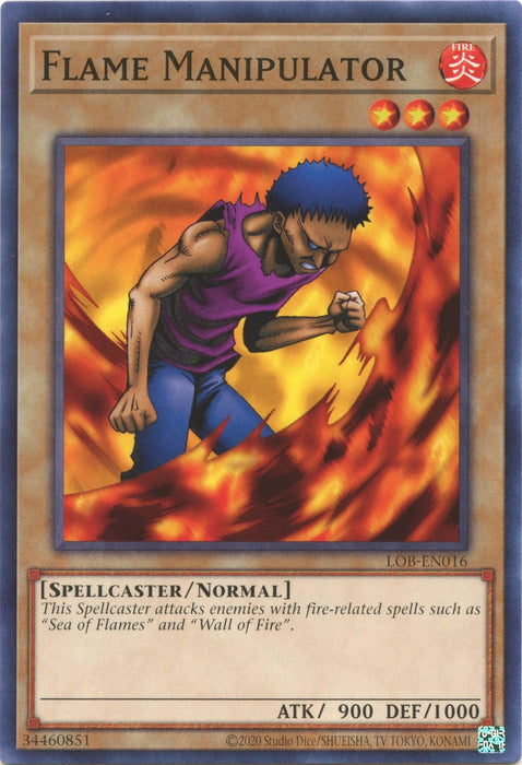 Flame Manipulator (25th Anniversary) [LOB-EN016] Common - for just $0.10! 