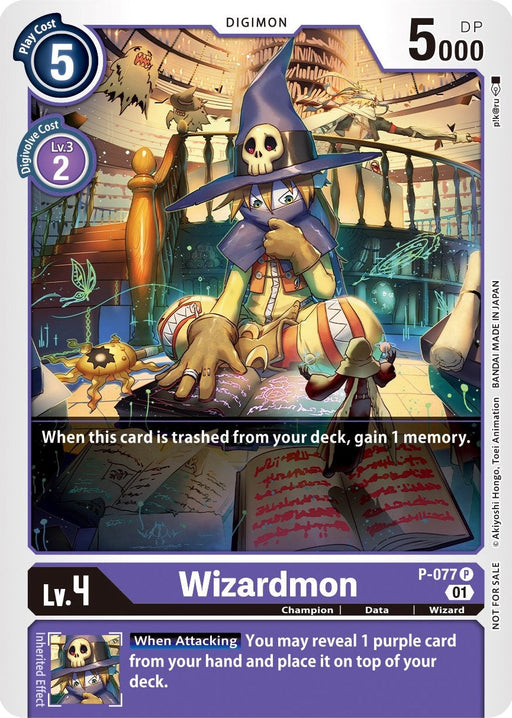 Wizardmon [P-077] (Update Pack) [Promotional Cards] - Just $0.09! Shop now at Retro Gaming of Denver