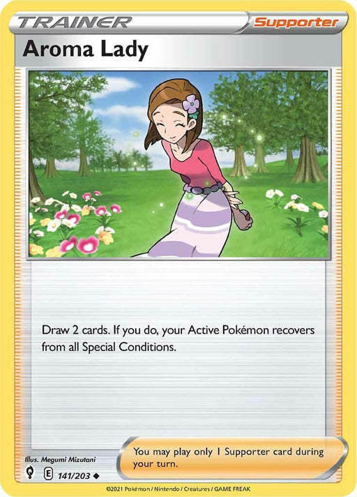 Aroma Lady (141/203) [Sword & Shield: Evolving Skies] - for just $0.10! 