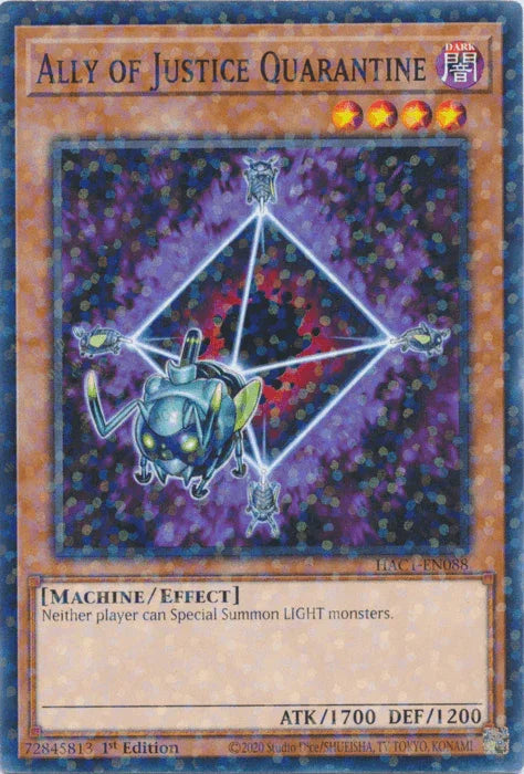 Ally of Justice Quarantine (Duel Terminal) [HAC1-EN088] Common - for just $1.10! 