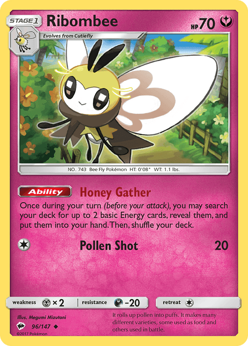 Ribombee (96/147) [Sun & Moon: Burning Shadows] - for just $0.10! 