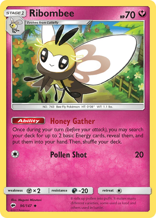 Ribombee (96/147) [Sun & Moon: Burning Shadows] - for just $0.10! 
