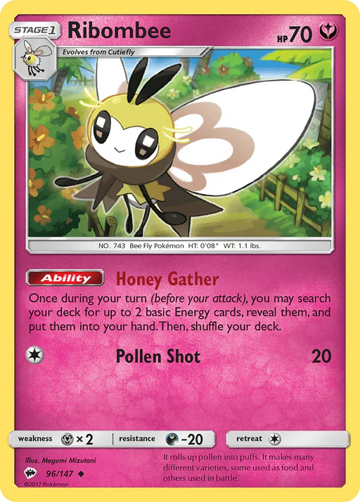 Ribombee (96/147) [Sun & Moon: Burning Shadows] - for just $0.15! 
