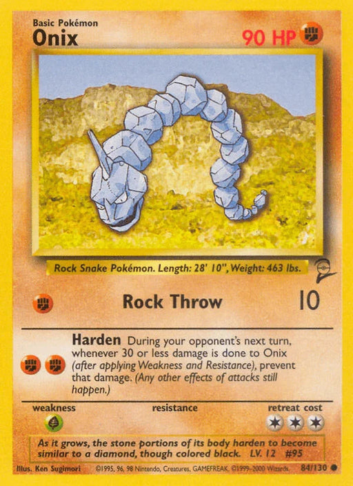 Onix (84/130) [Base Set 2] - for just $0.45! 
