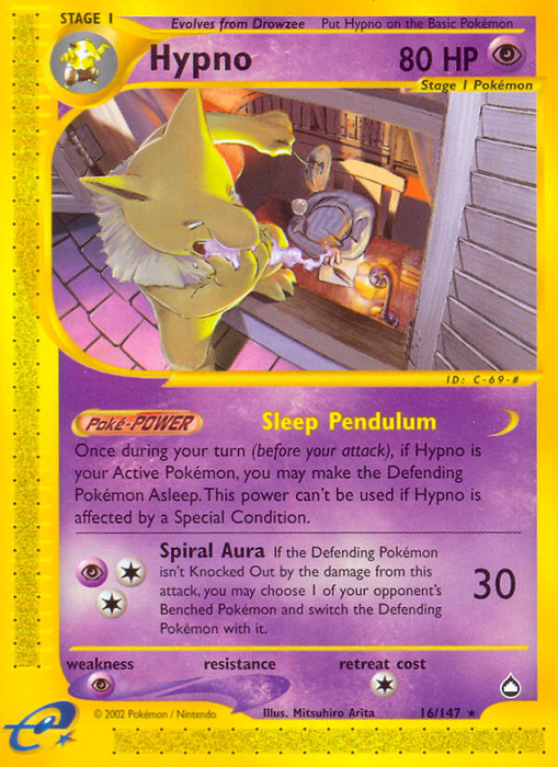 Hypno (16/147) [Aquapolis] - Just $4.20! Shop now at Retro Gaming of Denver