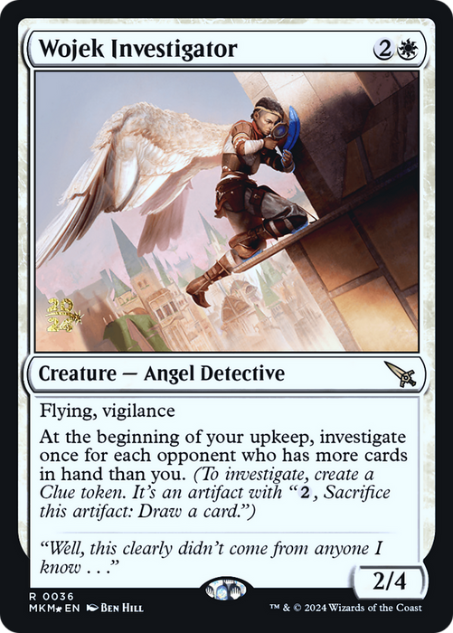 Wojek Investigator (PRE-036) - Murders at Karlov Manor Promos Foil - for just $0.61! 