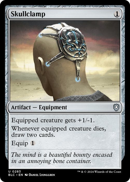 Skullclamp (BLC-283) - Bloomburrow Commander - for just $2.17! 
