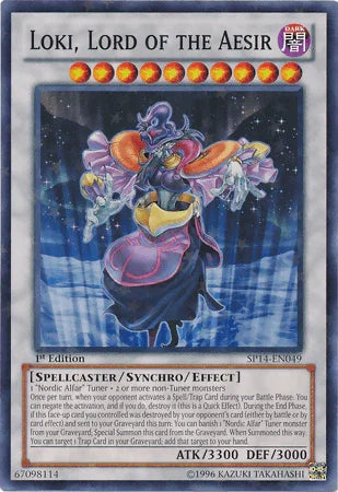Loki, Lord of the Aesir [SP14-EN049] Starfoil Rare - for just $0.25! 