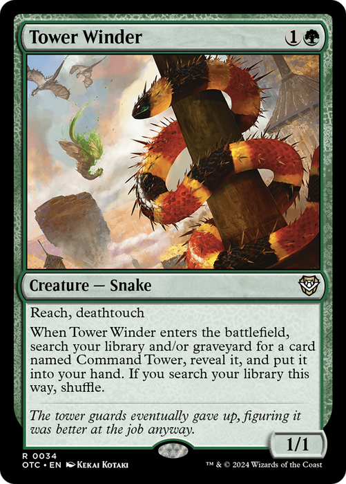 Tower Winder (OTC-034) - Outlaws of Thunder Junction Commander - for just $2.02! 