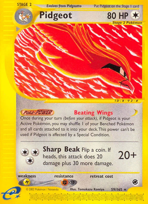 Pidgeot (59/165) [Expedition: Base Set] - for just $8.20! 
