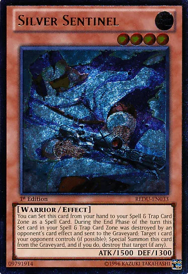 Silver Sentinel [REDU-EN033] Ultimate Rare - for just $0.95! 