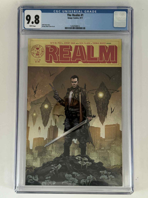 The Realm #1 CGC 9.8 Blue Label Haun Exclusive Var - for just $75! 