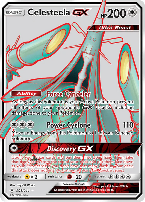 Celesteela GX (208/214) [Sun & Moon: Unbroken Bonds] - for just $2.20! 