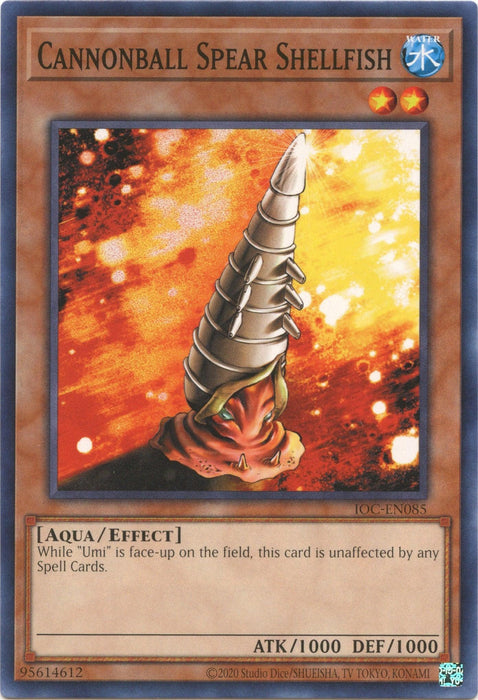 Cannonball Spear Shellfish (25th Anniversary) [IOC-EN085] Common - for just $0.10! 