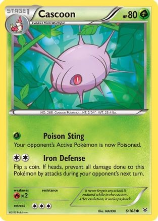 Cascoon 006/108 - XY  Roaring Skies - for just $0.05! 