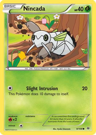 Nincada 009/108 - XY  Roaring Skies - for just $0.05! 