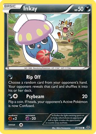 Inkay 041/108 - XY  Roaring Skies - for just $0.10! 