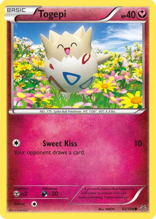 Togepi 043/108 - XY  Roaring Skies - for just $0.13! 