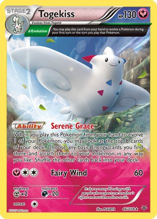 Togekiss (Delta) 046/108 - XY  Roaring Skies Holofoil - for just $0.80! 