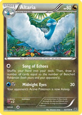 Altaria 053/108 - XY  Roaring Skies - for just $0.13! 