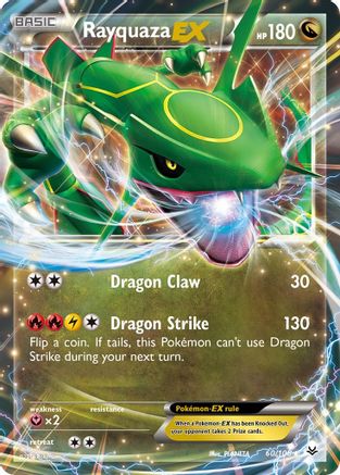 Rayquaza EX 060/108 - XY  Roaring Skies Holofoil - for just $3.16! 