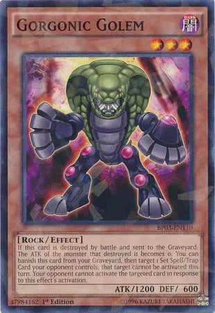 Gorgonic Golem [BP03-EN110] Shatterfoil Rare - for just $0.10! 