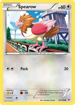 Spearow 065/108 - XY  Roaring Skies - for just $0.05! 