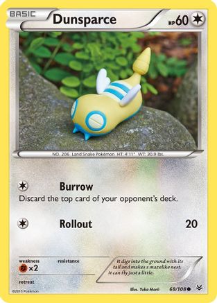 Dunsparce 068/108 - XY  Roaring Skies Reverse Holofoil - for just $0.18! 
