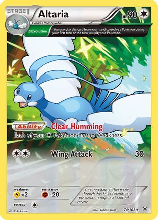 Altaria (Delta) 074/108 - XY  Roaring Skies - for just $0.60! 