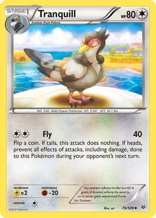 Tranquill 079/108 - XY  Roaring Skies - for just $0.06! 