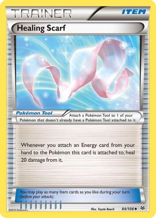 Healing Scarf 084/108 - XY  Roaring Skies Reverse Holofoil - for just $0.10! 