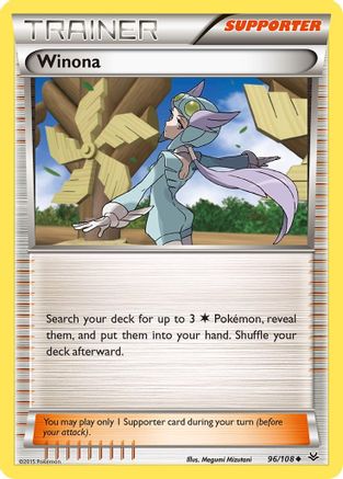 Winona 096/108 - XY  Roaring Skies Reverse Holofoil - for just $0.33! 
