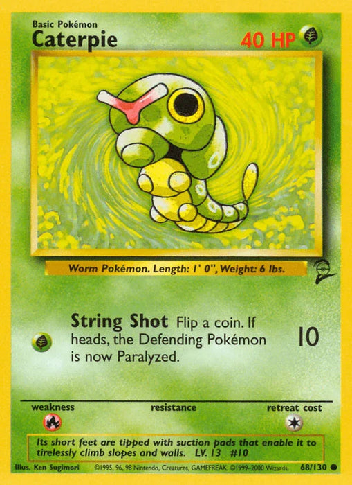 Caterpie (68/130) [Base Set 2] - for just $0.25! 