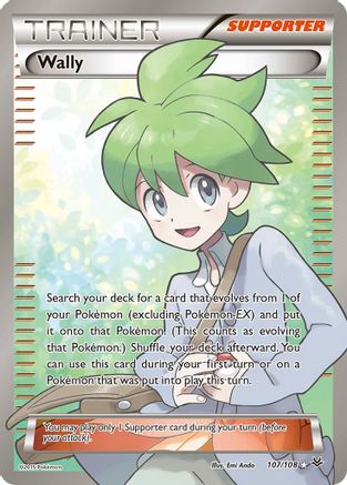 Wally (Full Art) 107/108 - XY  Roaring Skies Holofoil - for just $6.61! 