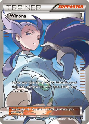 Winona (Full Art) 108/108 - XY  Roaring Skies Holofoil - for just $11.81! 