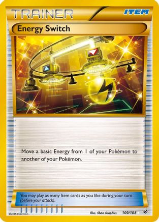 Energy Switch 109/108 - XY  Roaring Skies Holofoil - for just $8.97! 