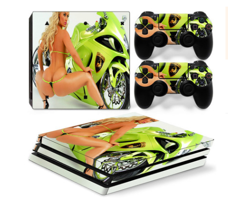 PS4 Pro Anti-Scrape Geometric Pattern Sticker | Durable Protection for Gaming Console - for just $25.94! 