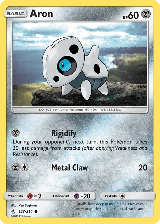 Aron (123/214) [Sun & Moon: Unbroken Bonds] - for just $0.10! 