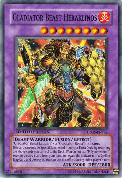 Gladiator Beast Heraklinos [TDGS-ENSE2] Super Rare - for just $0.65! 