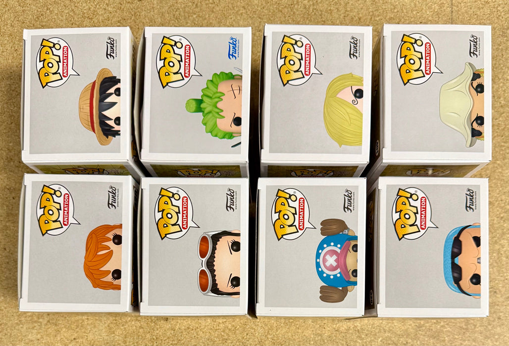 Funko Pop! Animation Monkey D. Luffy One Piece Complete Straw Hat Crew Set Of 8 - for just $110! 