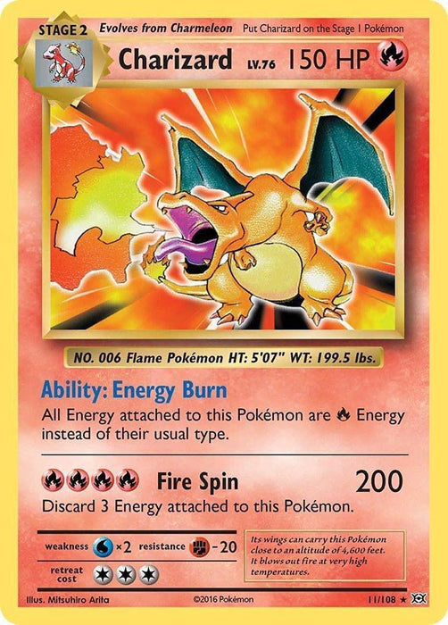 Charizard (11/108) [XY: Evolutions] - for just $38.65! 
